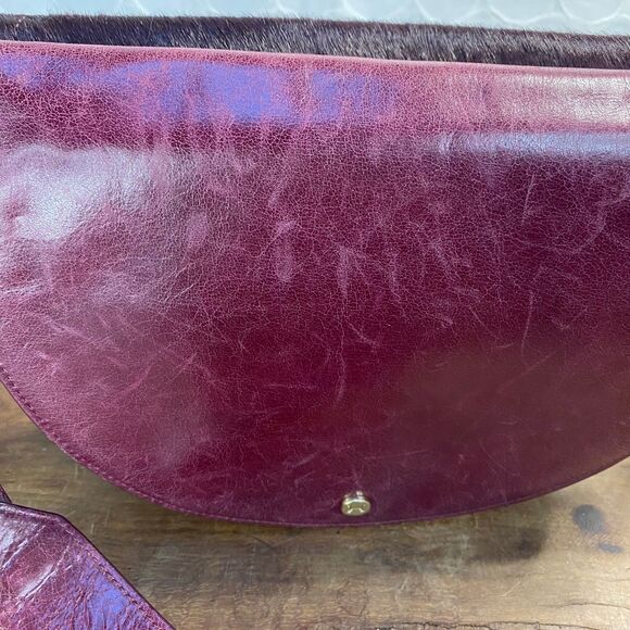 Halston Heritage Double Flap Saddle Bag - Picture 9 of 16